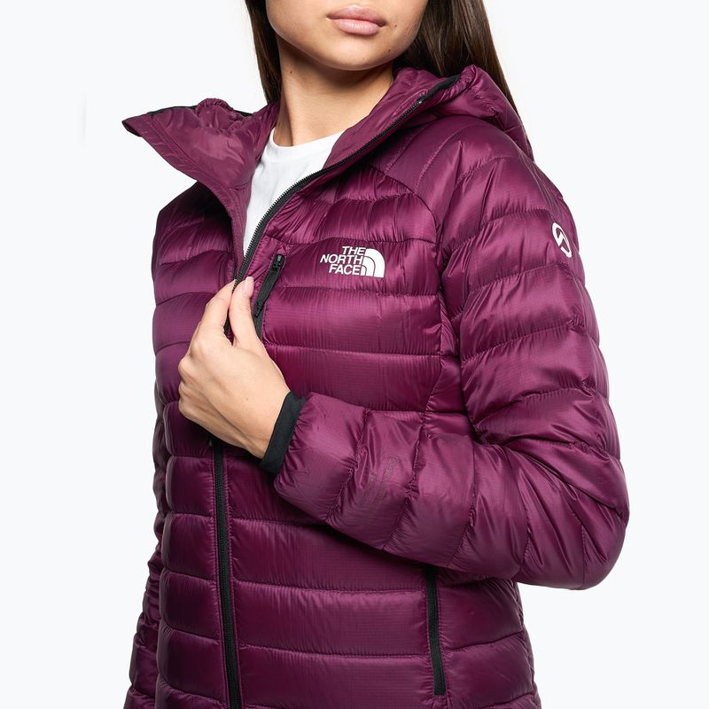 Дамско пухено яке The North Face Summit Breithorn Hoodie boysenberry 4