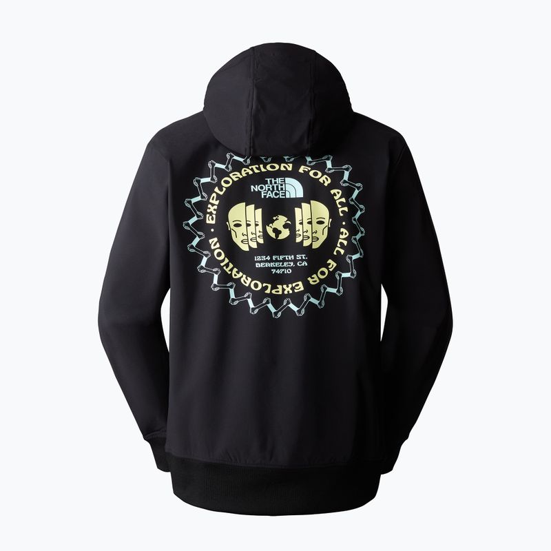 Мъжки суитшърт The North Face Tekno Logo Hoodie black/sun sprite 6