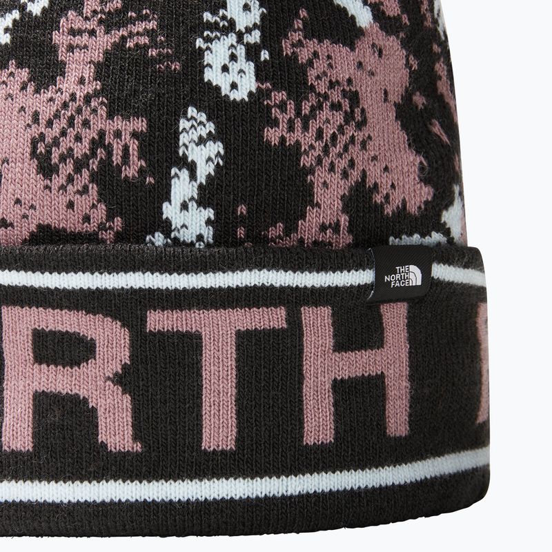 The North Face Ski Tuke зимна шапка fawn grey snake charmer print 2