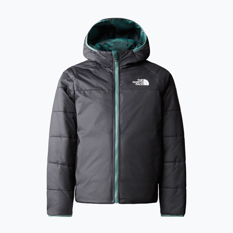 Детско зимно яке The North Face Reversible Perrito dark sage rain camo print/black 2