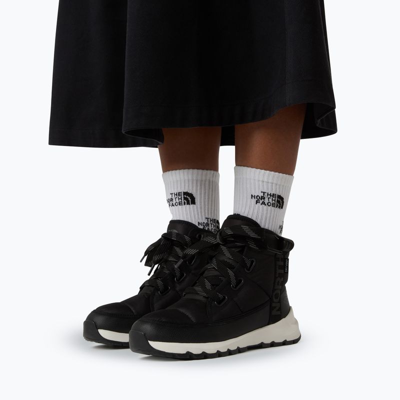 Дамски ботуши за сняг The North Face Thermoball Lace Up Luxe Wp black/asphalt grey 8