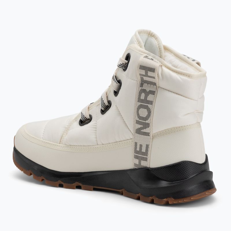 Дамски ботуши за сняг The North Face Thermoball Lace Up Luxe Wp gardenia white/black 3