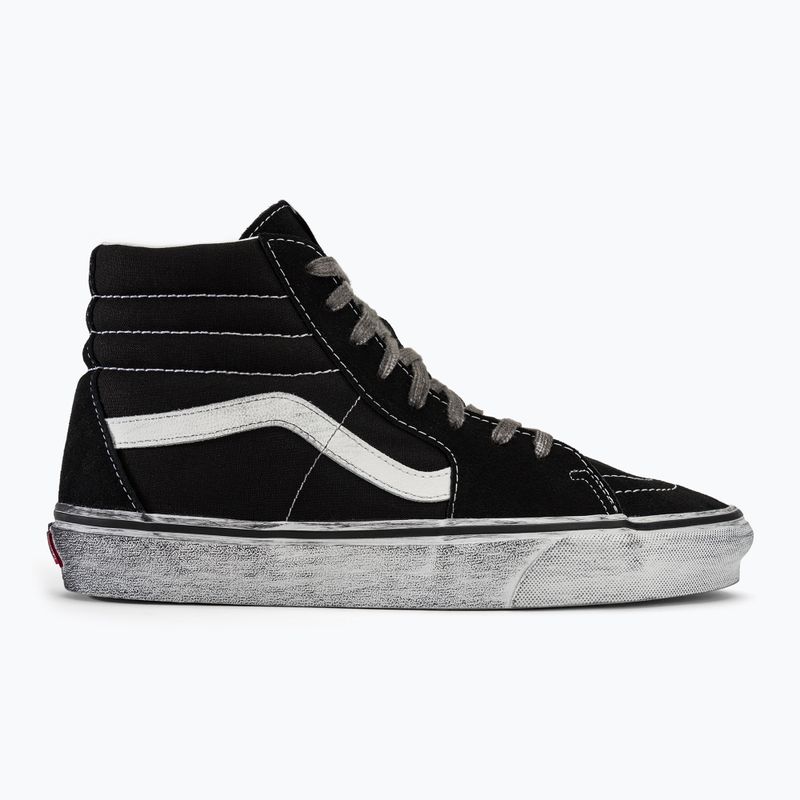 Обувки Vans SK8-Hi Stressed black/white 2