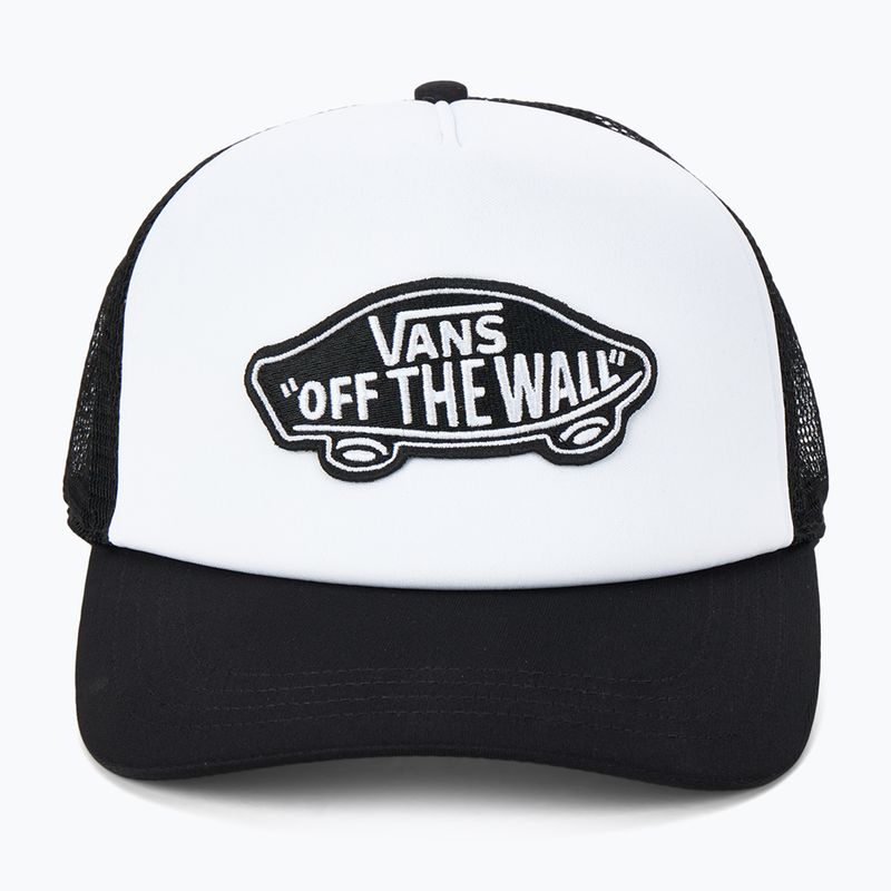 Мъжки Vans Classic Patch Curved Bill Trucker шапка черно/бяло 2