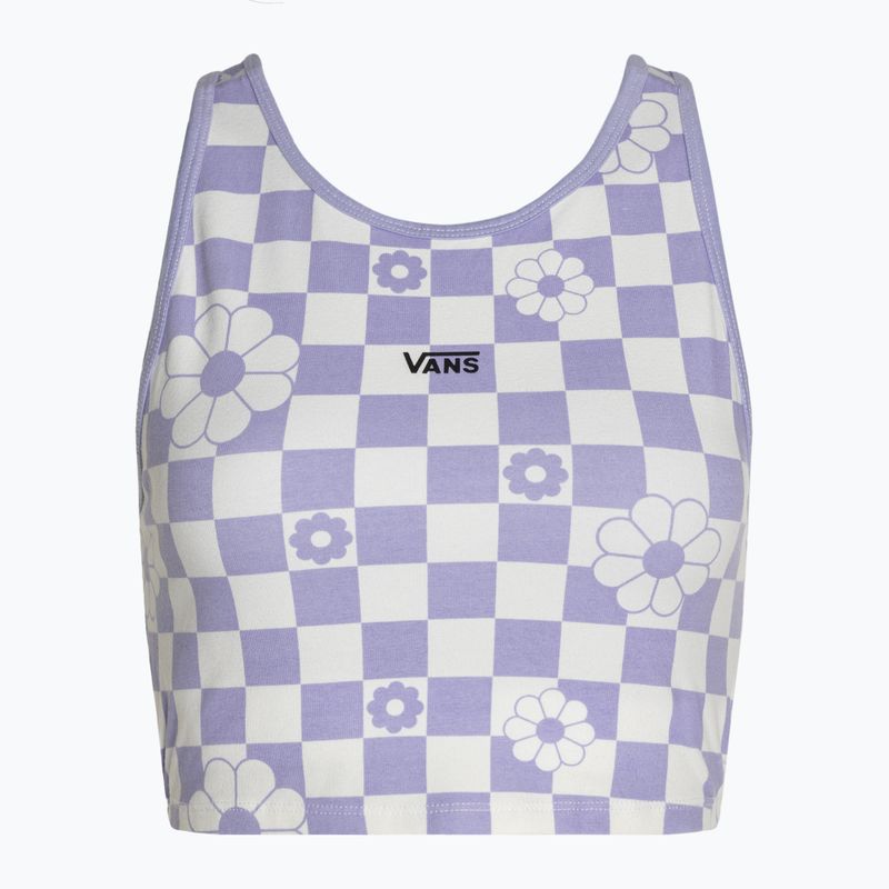 Дамски топ Vans Longline Racerback Bralette Floral checkerboard/sweet lavender