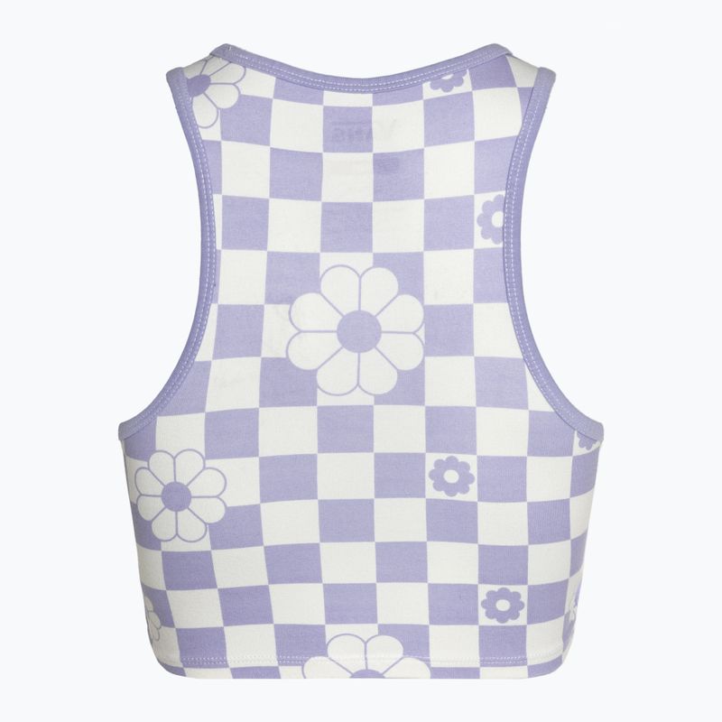 Дамски топ Vans Longline Racerback Bralette Floral checkerboard/sweet lavender 2