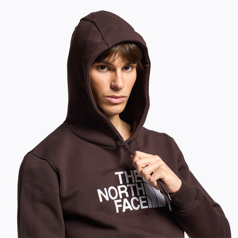 Мъжки пуловер с качулка The North Face Drew Peak coal brown 3