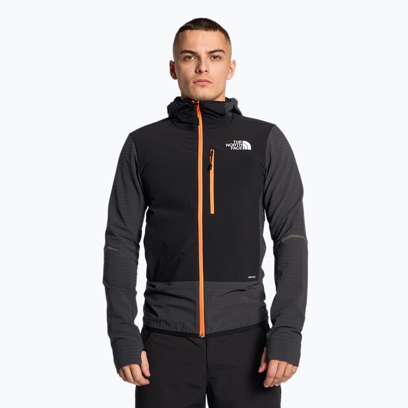 Мъжко яке The North Face Dawn Turn Hybrid Ventrix Midlayer sphalt grey/black/shocking orange