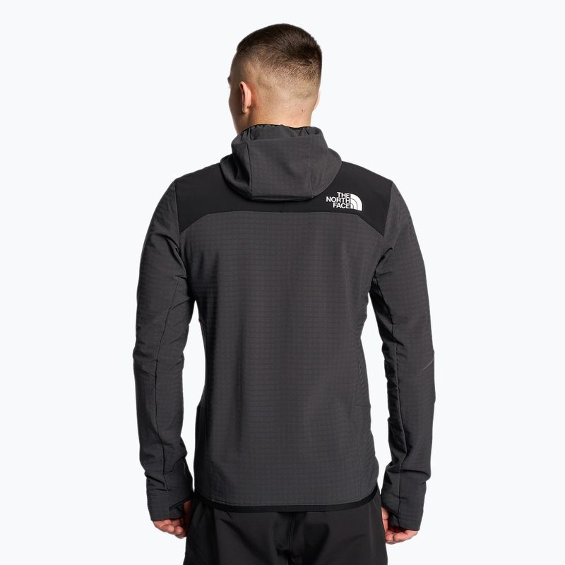 Мъжко яке The North Face Dawn Turn Hybrid Ventrix Midlayer sphalt grey/black/shocking orange 2
