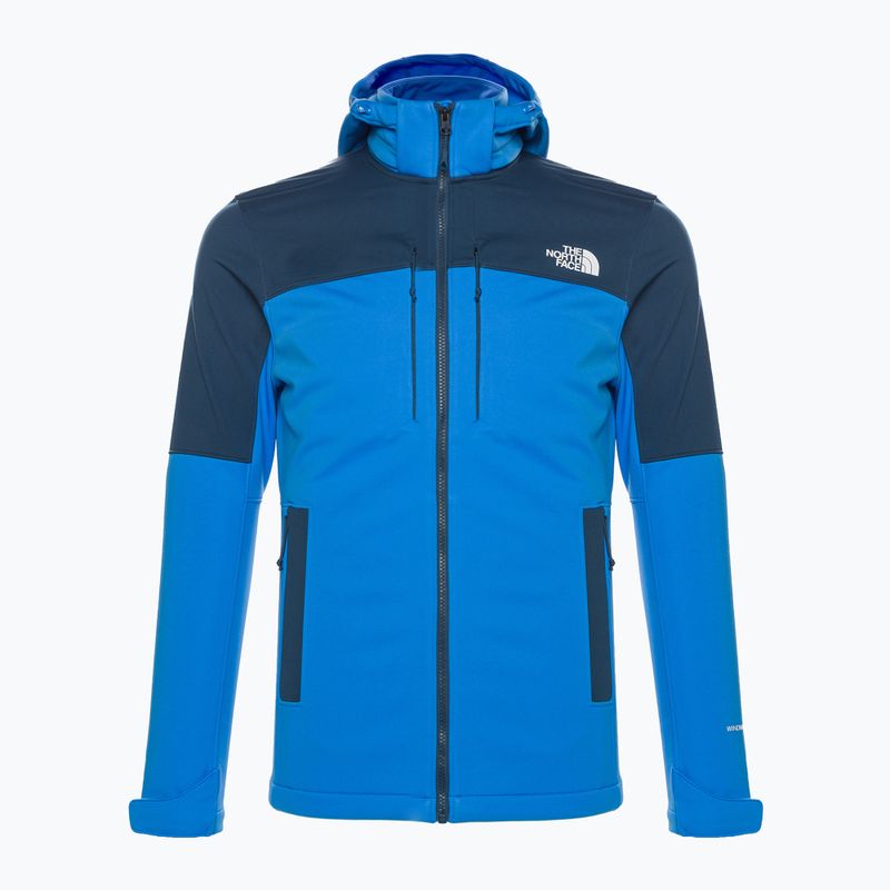 Мъжко софтшел яке The North Face Diablo Softshell с подвижна качулка optic blue/shady blue 5