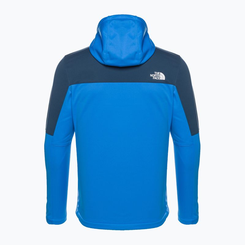 Мъжко софтшел яке The North Face Diablo Softshell с подвижна качулка optic blue/shady blue 7