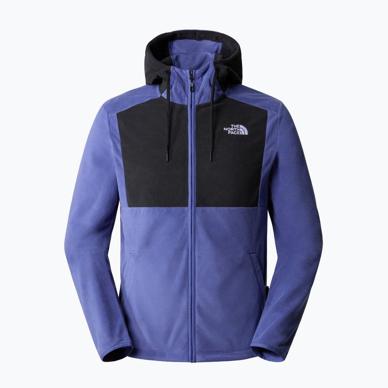 Мъжки суитшърт The North Face Homesafe с цял цип и полар cave blue/black 4