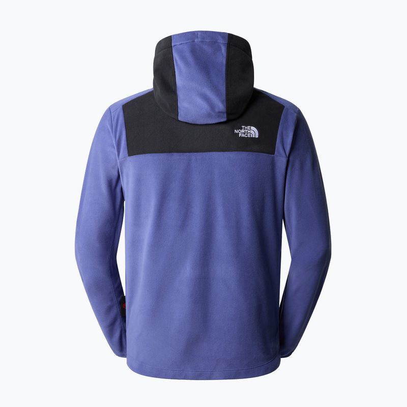 Мъжки суитшърт The North Face Homesafe с цял цип и полар cave blue/black 5