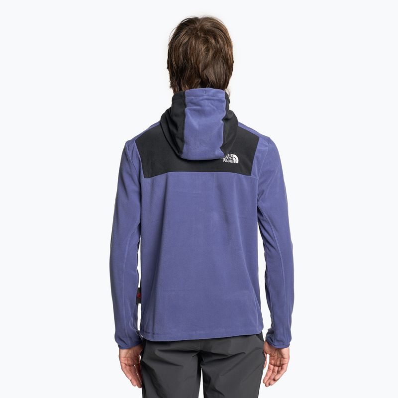 Мъжки суитшърт The North Face Homesafe с цял цип и полар cave blue/black 2