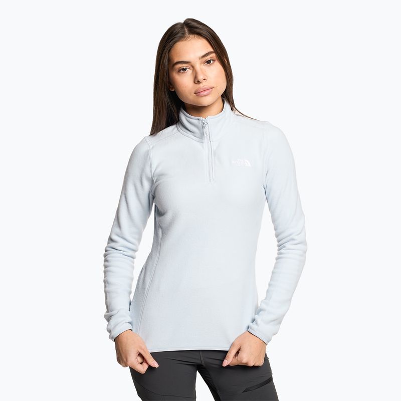 Дамски поларен суитшърт The North Face 100 Glacier 1/4 Zip dusty periwinkle