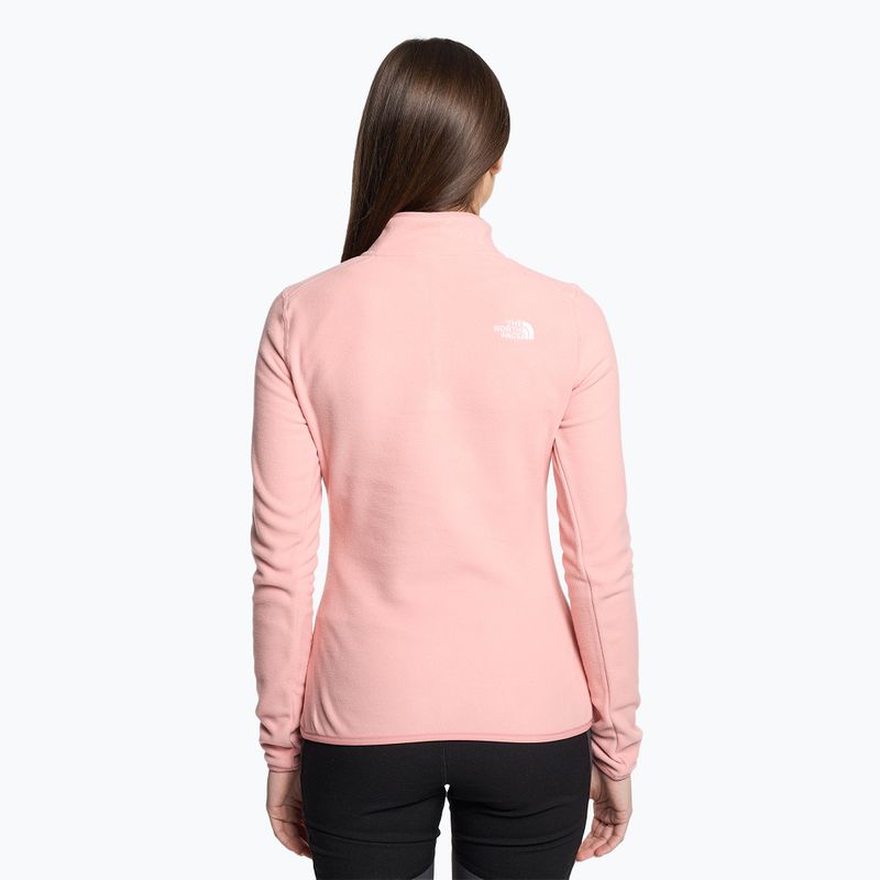 Дамски поларен суитшърт The North Face 100 Glacier 1/4 Zip shady rose 2