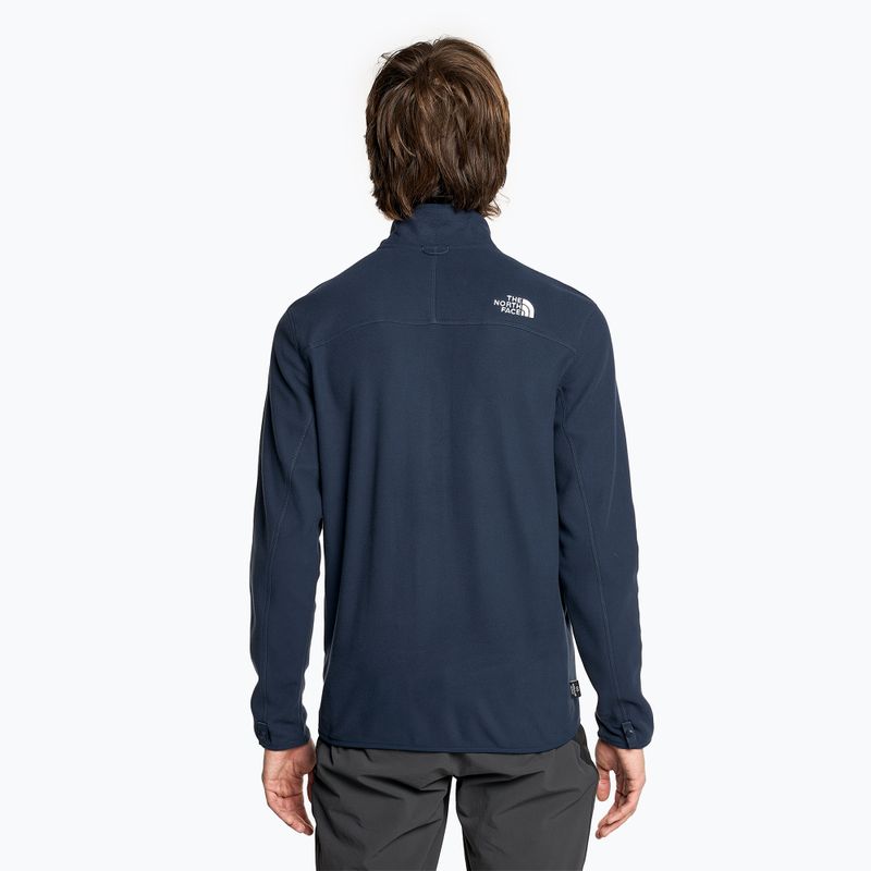 Мъжки поларен суитшърт The North Face 100 Glacier Full Zip summit navy 2