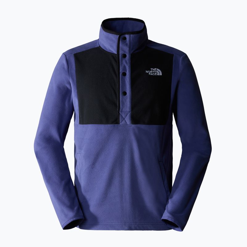 Мъжки поларен суитшърт The North Face Homesafe Snap Neck Fleece Pullover cave blue/black 4