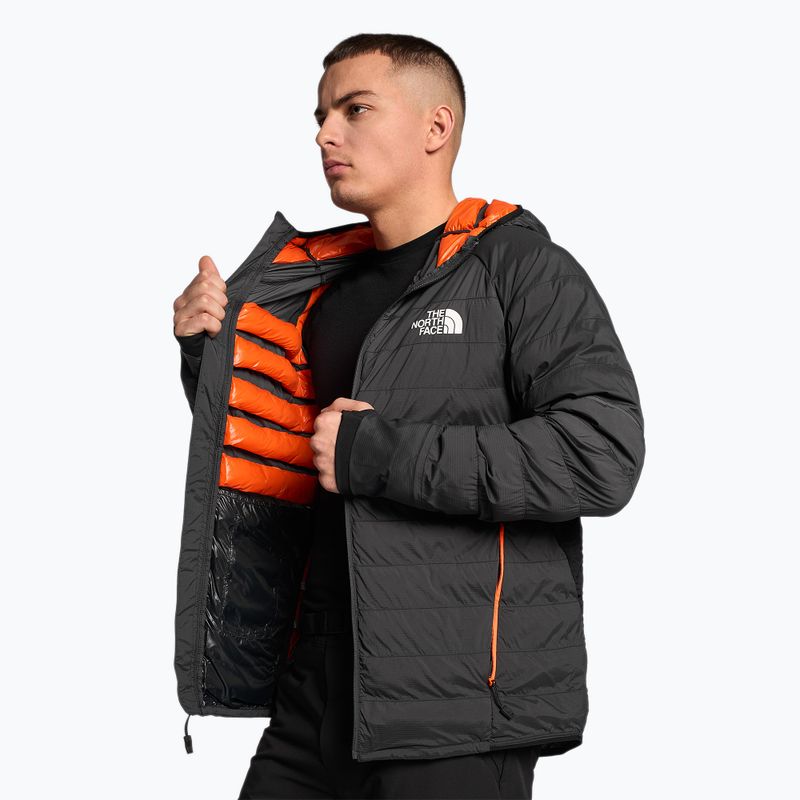 Мъжко ски яке The North Face Dawn Turn 50/50 Синтетика асфалт сиво/червено оранжево 3