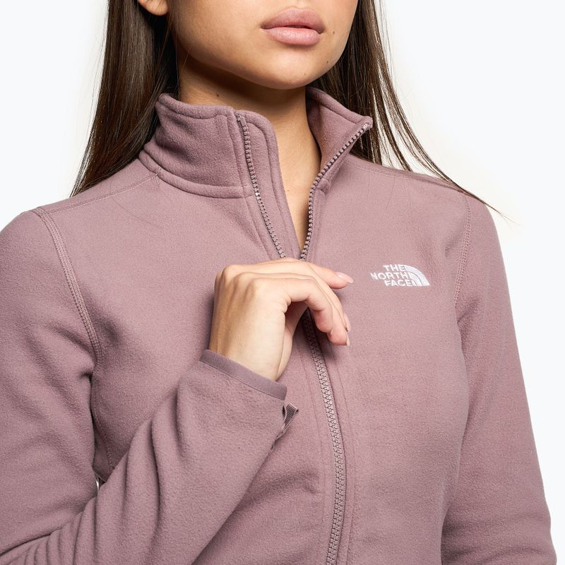Дамски поларен суитшърт The North Face 100 Glacier Fz fawn grey 4