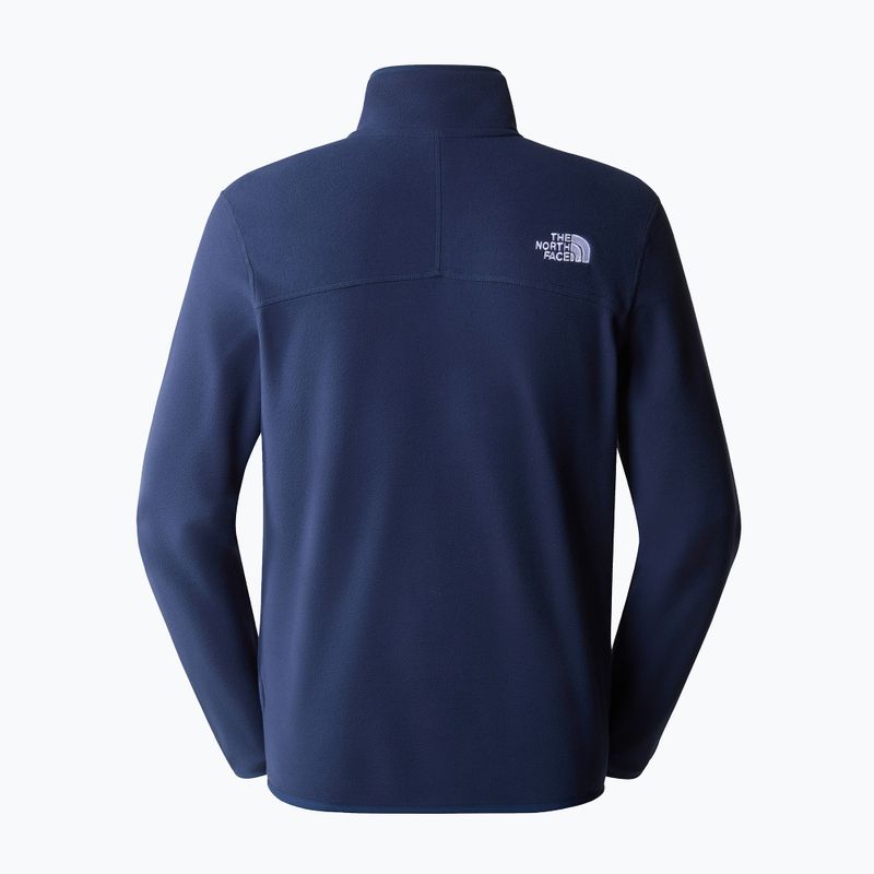 Мъжки поларен суитшърт The North Face 100 Glacier 1/4 Zip summit navy 5