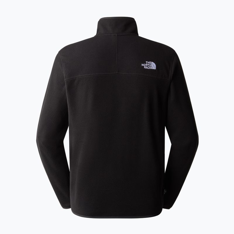 Мъжки поларен суитшърт The North Face 100 Glacier 1/4 Zip black 2