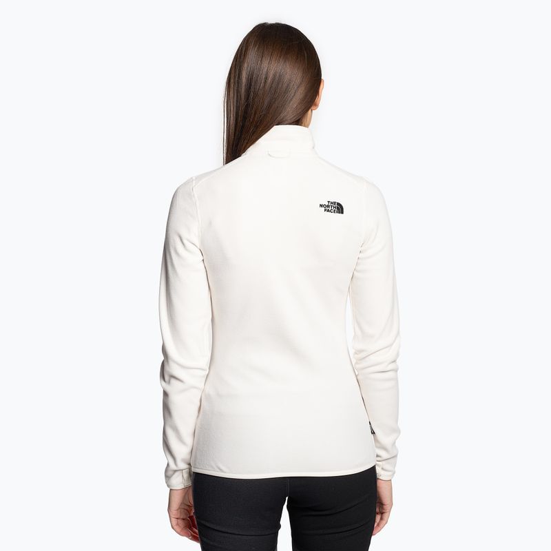 Дамски поларен суитшърт The North Face 100 Glacier Fz gardenia white 2
