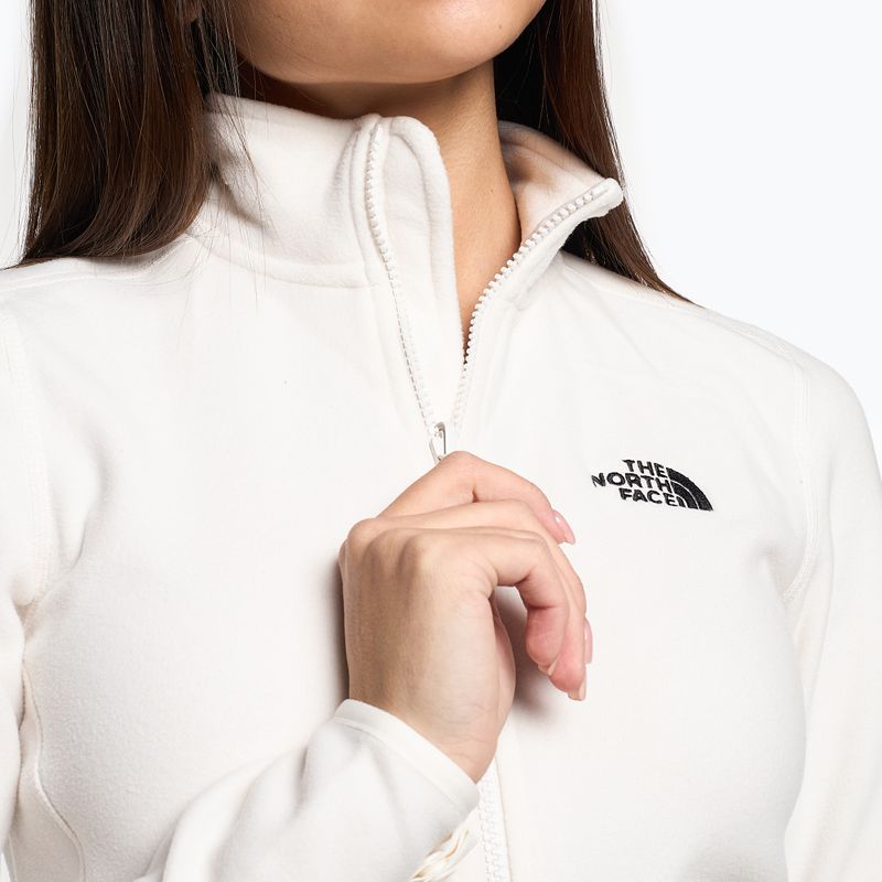Дамски поларен суитшърт The North Face 100 Glacier Fz gardenia white 4
