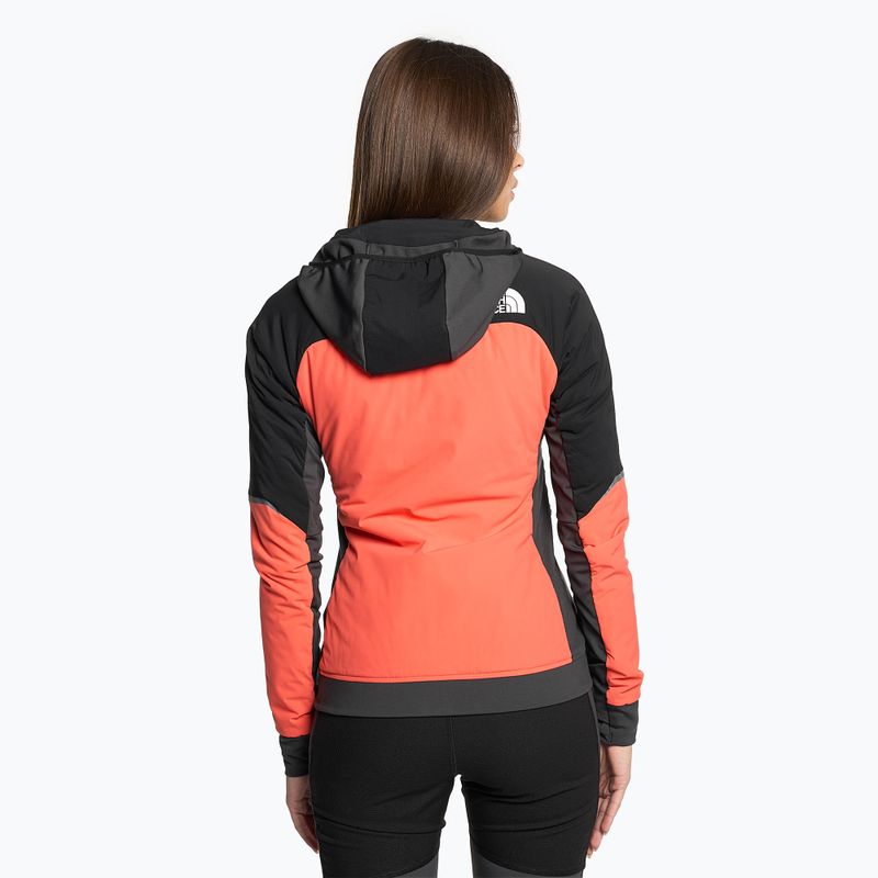 Хибридно яке за жени The North Face Dawn Turn Hybrid Ventrix Hoodie radiant orange/black/asphalt 2