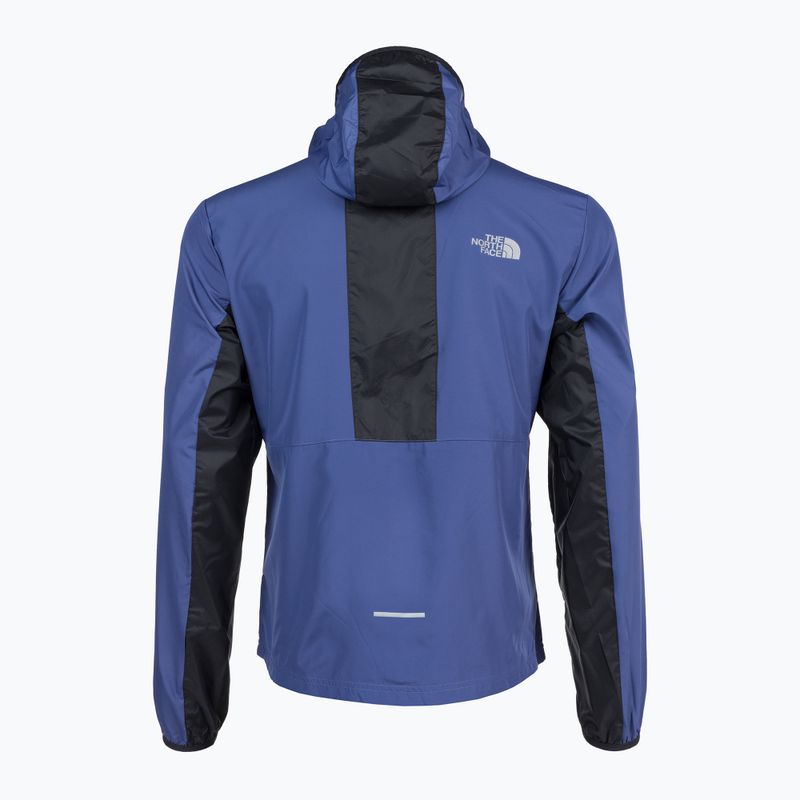 The North Face Run Wind cave синьо яке за бягане 2