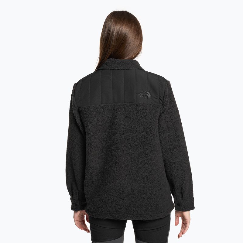 Дамско яке The North Face Cragmont Fleece Shacket black 2