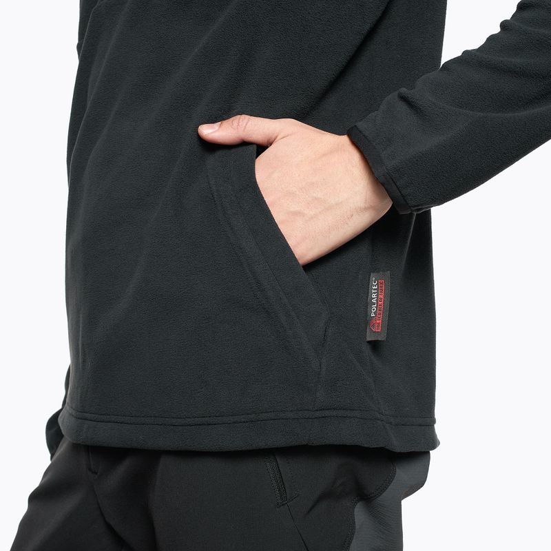 Мъжки поларен пуловер The North Face Homesafe Snap Neck Fleece Pullover black 3