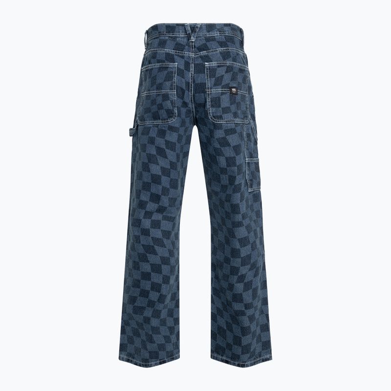 Мъжки панталони Vans Drill Chore Carp checkerboard denim/indigo 2