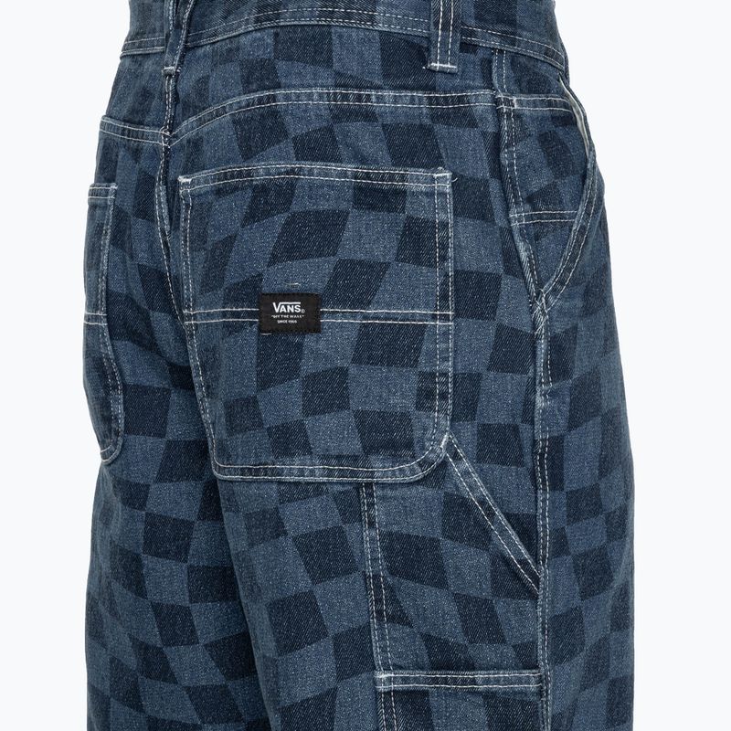 Мъжки панталони Vans Drill Chore Carp checkerboard denim/indigo 3