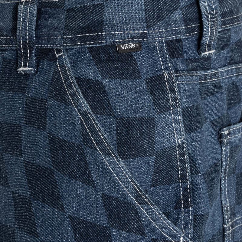 Мъжки панталони Vans Drill Chore Carp checkerboard denim/indigo 4