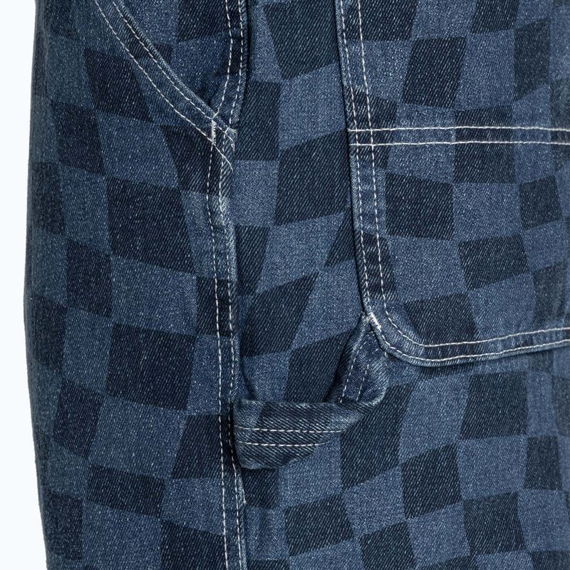Мъжки панталони Vans Drill Chore Carp checkerboard denim/indigo 5