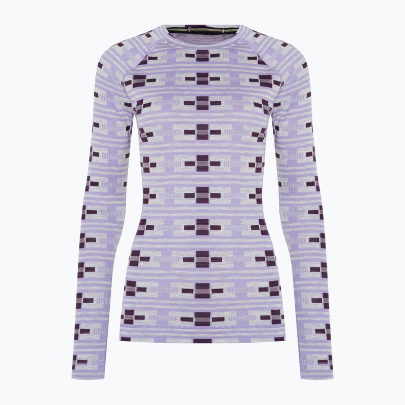 Дамска термоактивна блуза Smartwool Merino 250 Baselayer Crew Boxed violet flirt with me 3