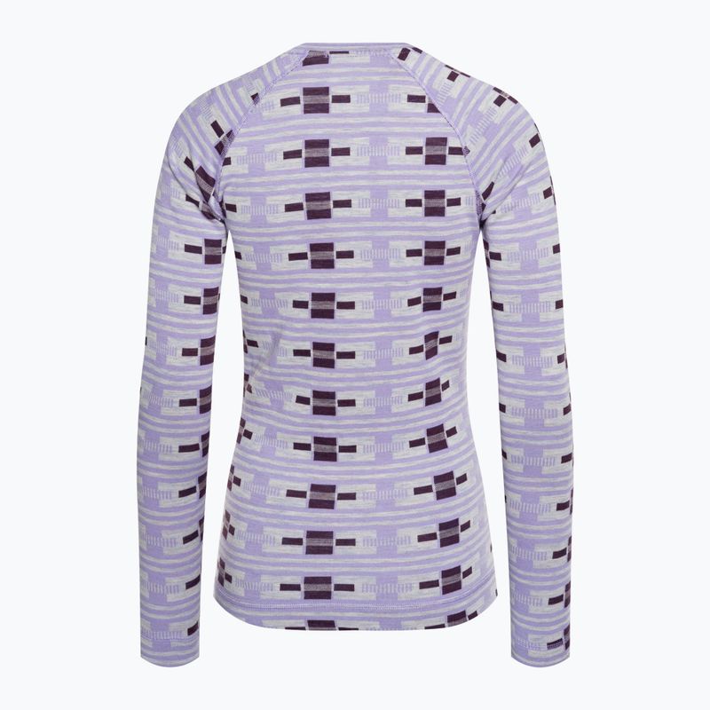 Дамска термоактивна блуза Smartwool Merino 250 Baselayer Crew Boxed violet flirt with me 4
