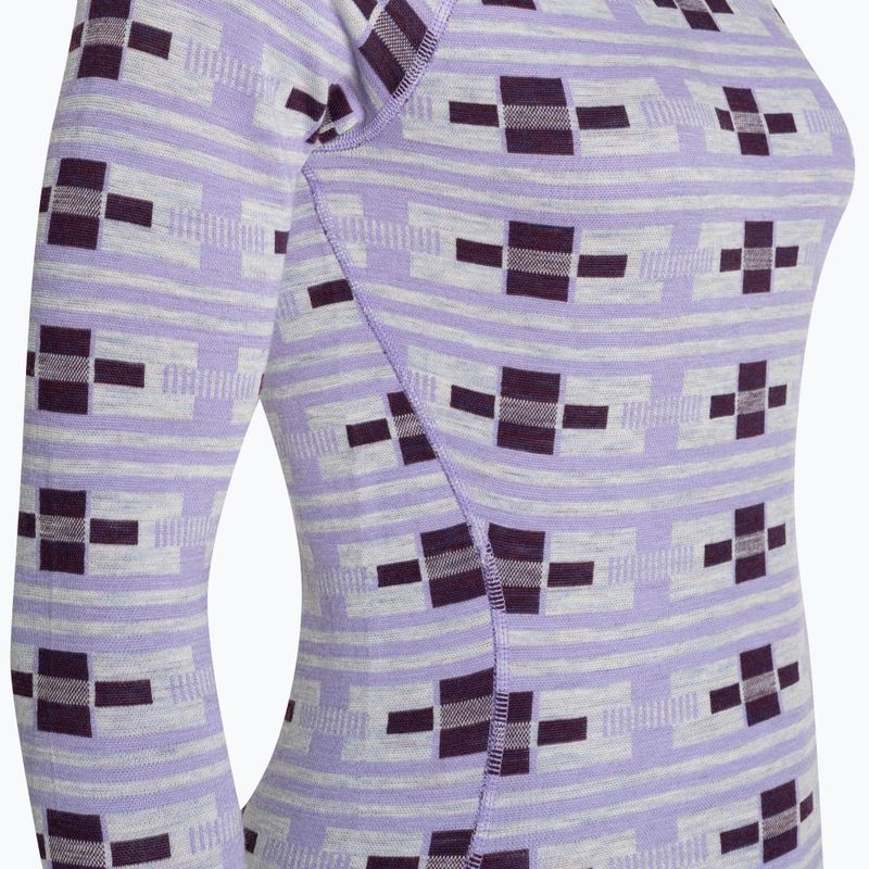 Дамска термоактивна блуза Smartwool Merino 250 Baselayer Crew Boxed violet flirt with me 5