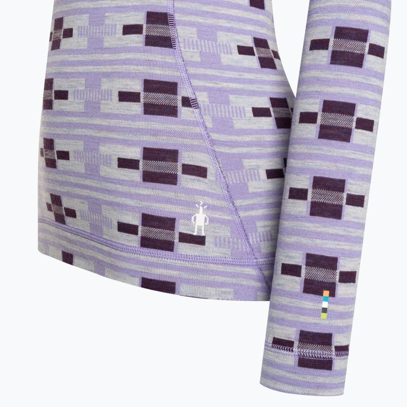 Дамска термоактивна блуза Smartwool Merino 250 Baselayer Crew Boxed violet flirt with me 6