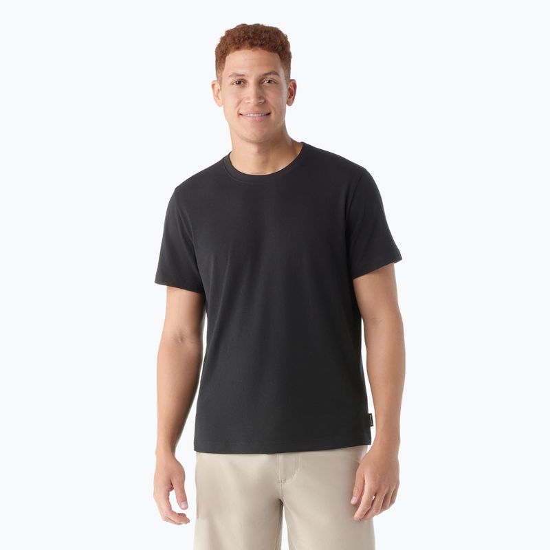 Мъжка тениска Smartwool Perfect Crew Short Sleeve black