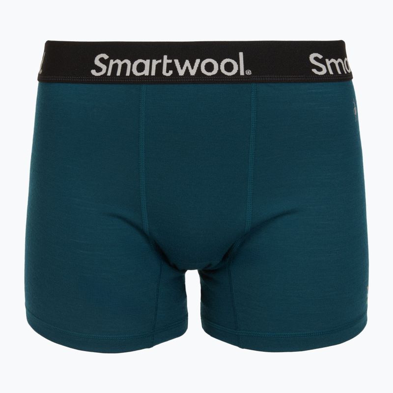 Мъжки боксерки Smartwool Merino Boxer Thermal Boxer Brief Boxed twilight blue