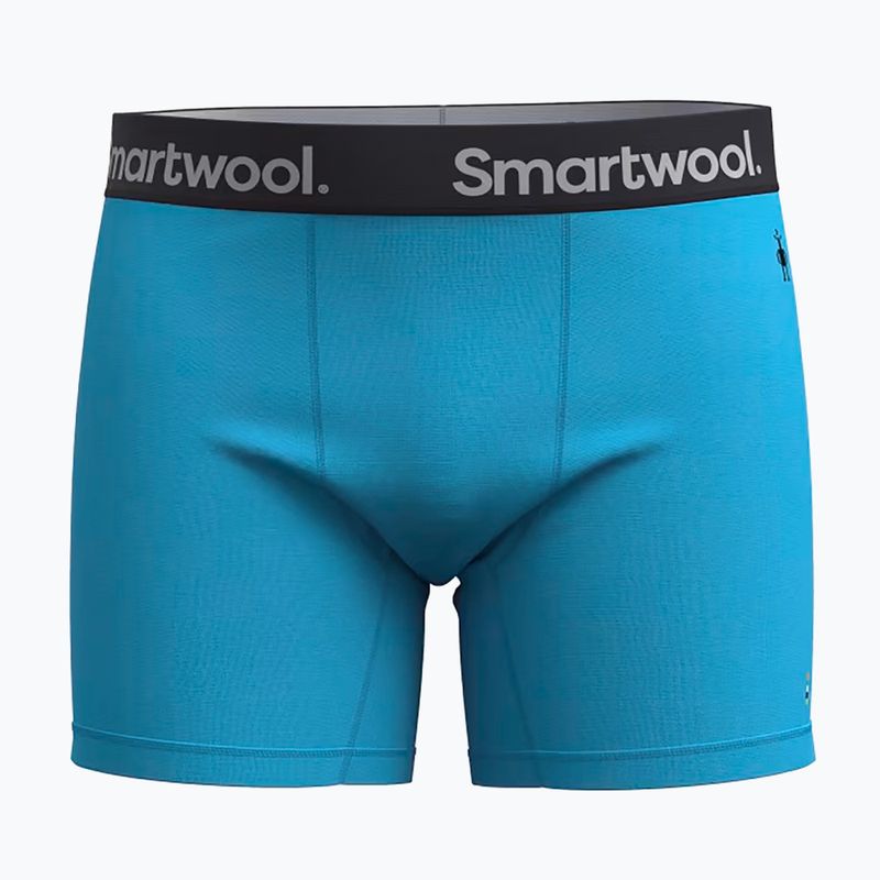 Мъжки термо боксерки Smartwool Merino Boxer Brief pool blue