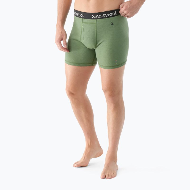 Мъжки боксерки Smartwool Merino Boxer Thermal Boxer Brief Boxed fern green 2