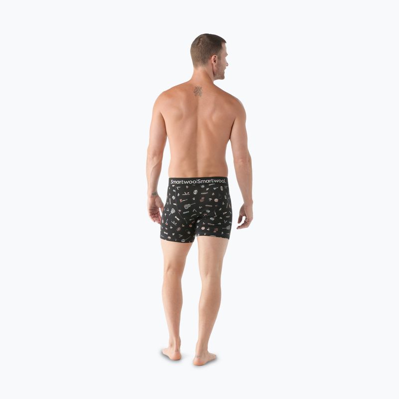 Мъжки боксерки Smartwool Merino Print Brief black gone camping 2