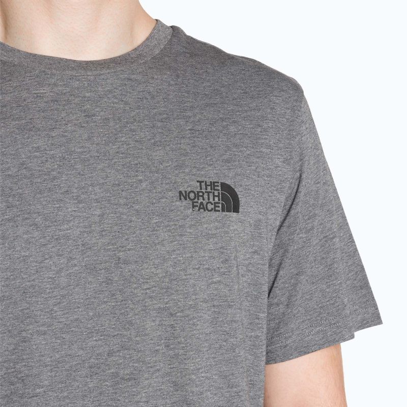 Мъжка тениска The North Face Simple Dome Tee medium grey heather 3