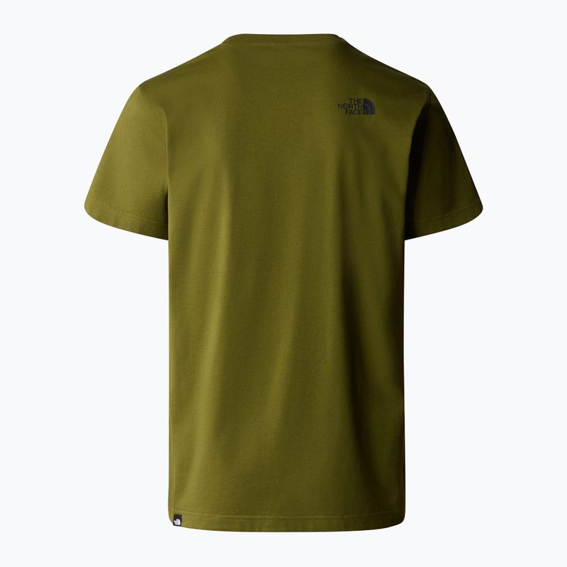 Мъжка тениска The North Face Simple Dome forest olive 5