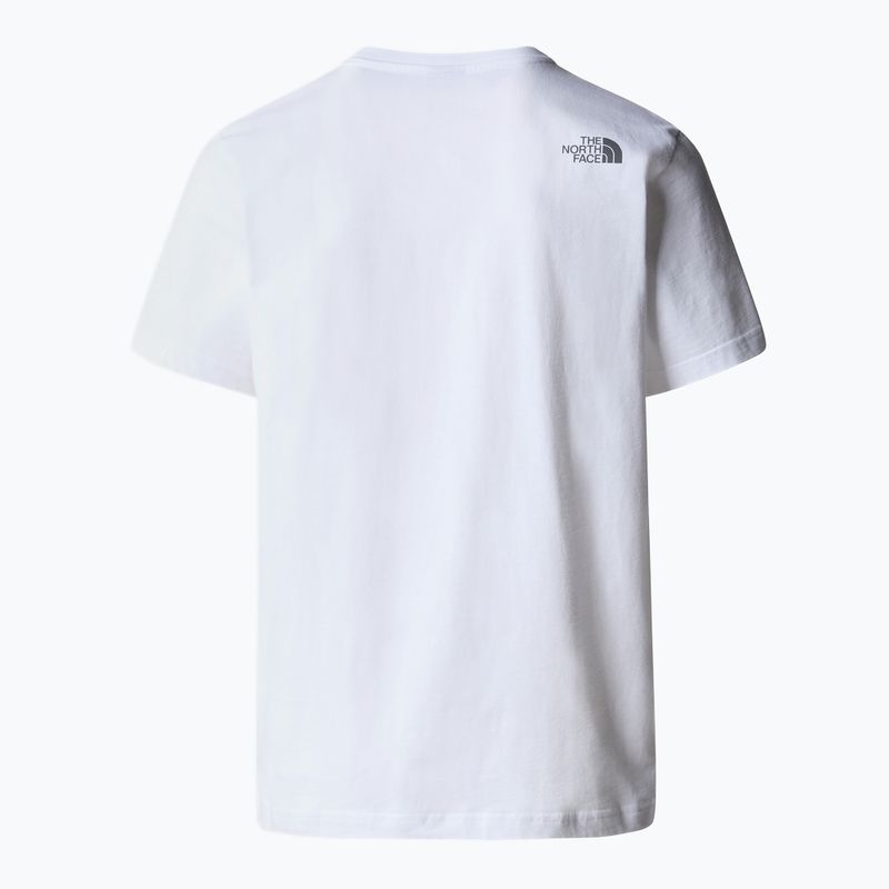 Мъжка тениска The North Face Mountain Line бяла 2