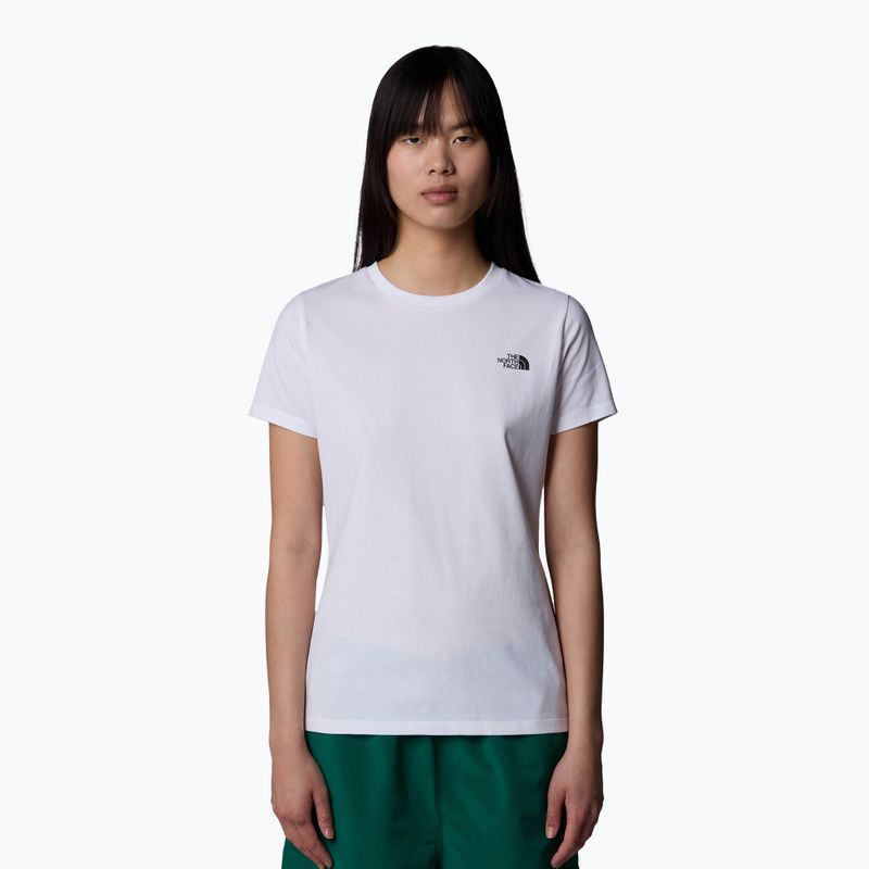 Дамска тениска The North Face Simple Dome Slim Tee tnf white