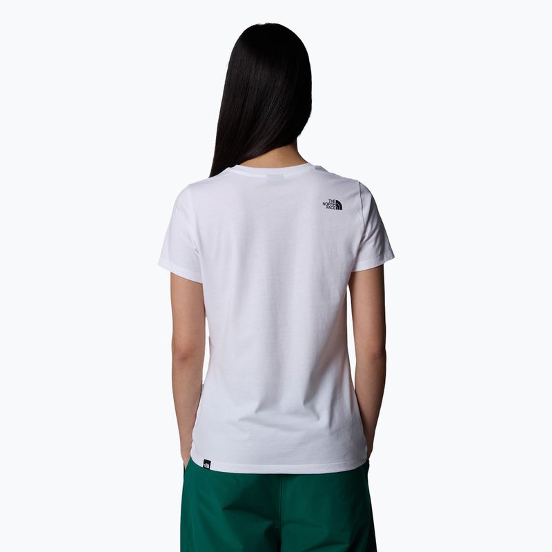 Дамска тениска The North Face Simple Dome Slim Tee tnf white 3